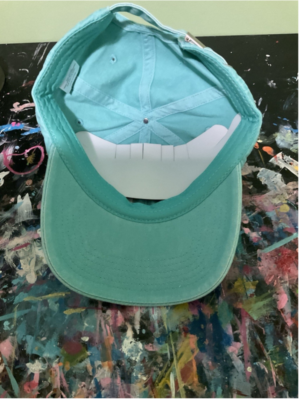 Malibu Dole Drinks Teal Green Color Baseball Cap. 100% Cotton. NEW - Picture 5 of 6